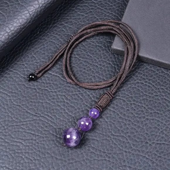 Jewelry - Amethyst Necklace Natural Stones